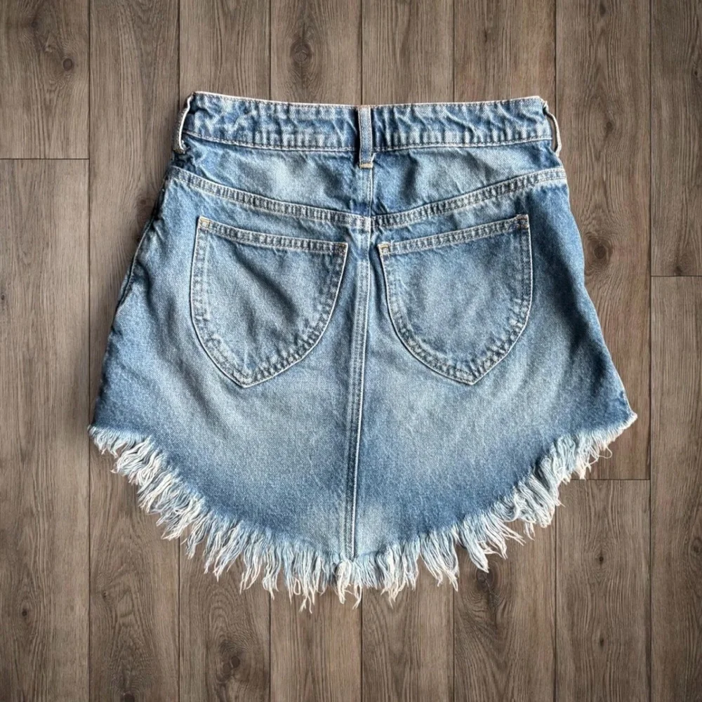 We the Free‎ Bailey Denim Mini Skirt